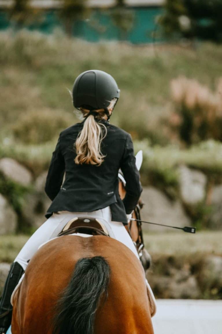 Girl with helmet